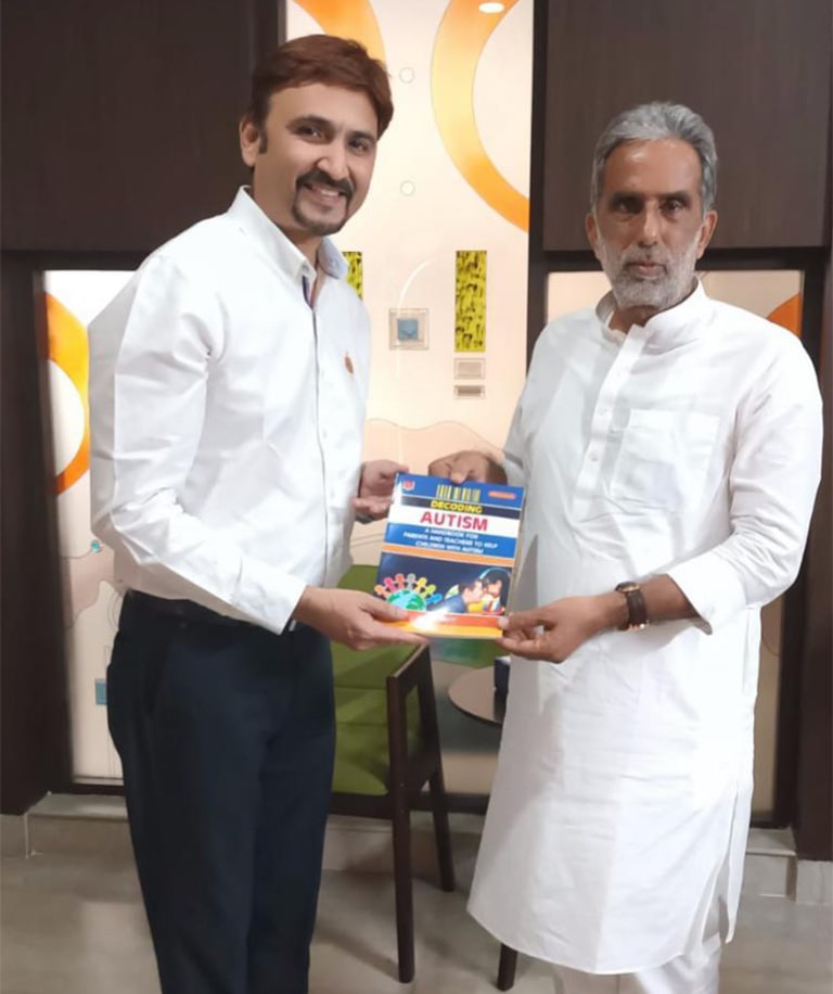 Book release ceremony with MP Shri Krishna Pal ji